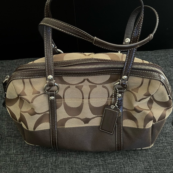COACH Brown Satchel - Picture 2 of 5